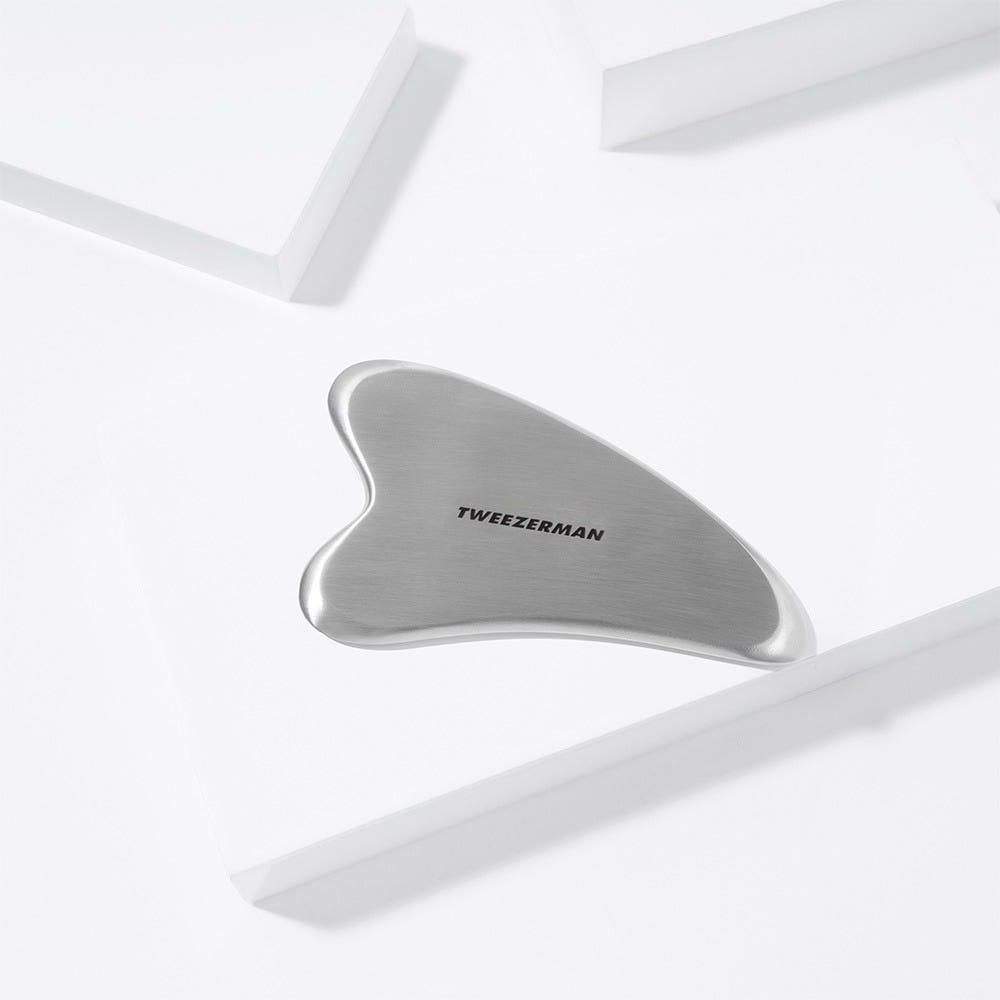 Tweezerman Gua Sha aus Edelstahl