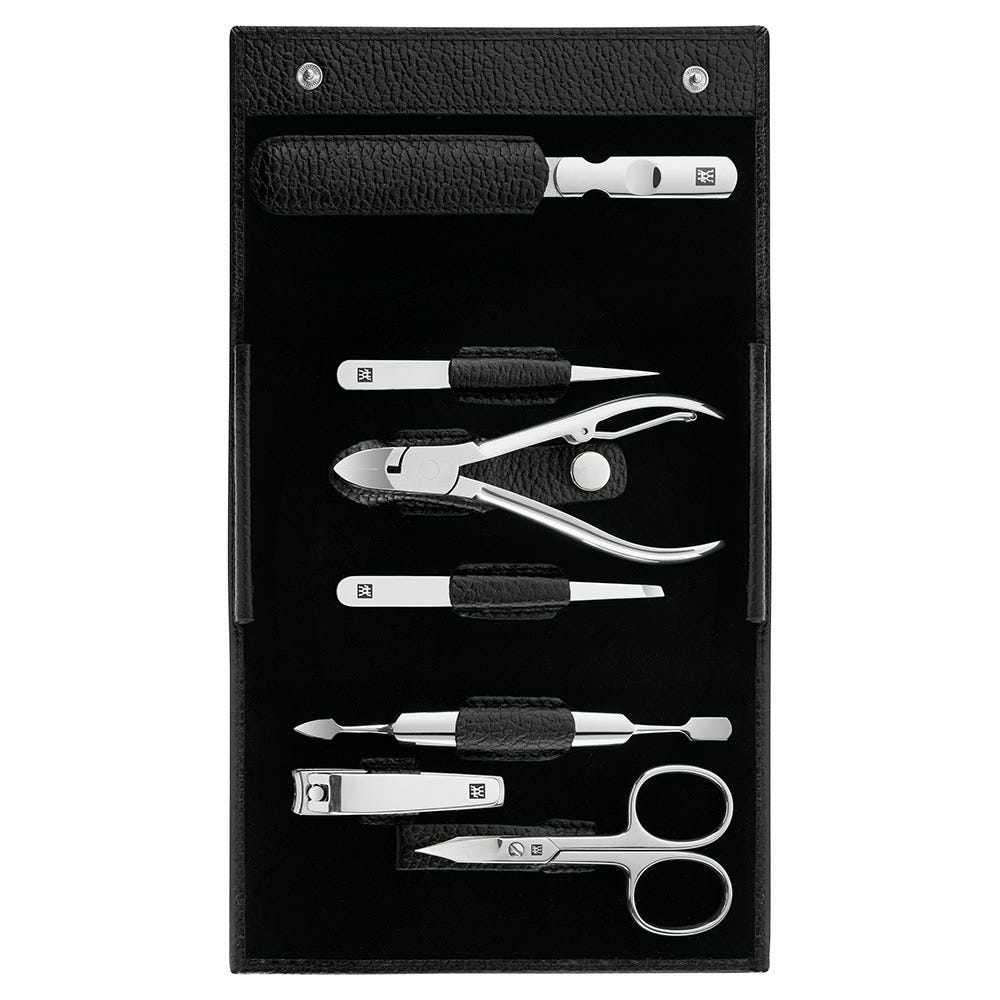 Zwilling Classic Maniküre Set 7-teilig in Schwarz