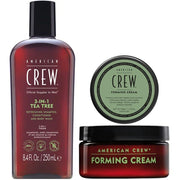American Crew Tea Tree Shampoo & Forming Cream Duo Bundle