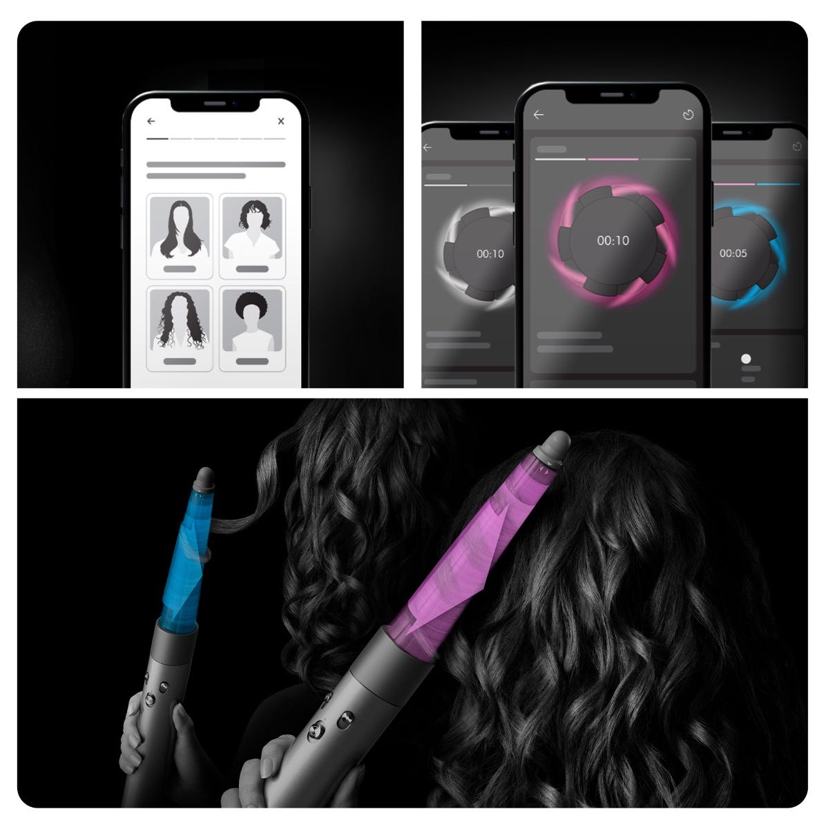 Dyson Airwarp I.D Multi Haarstyler Samtrot/Gold
