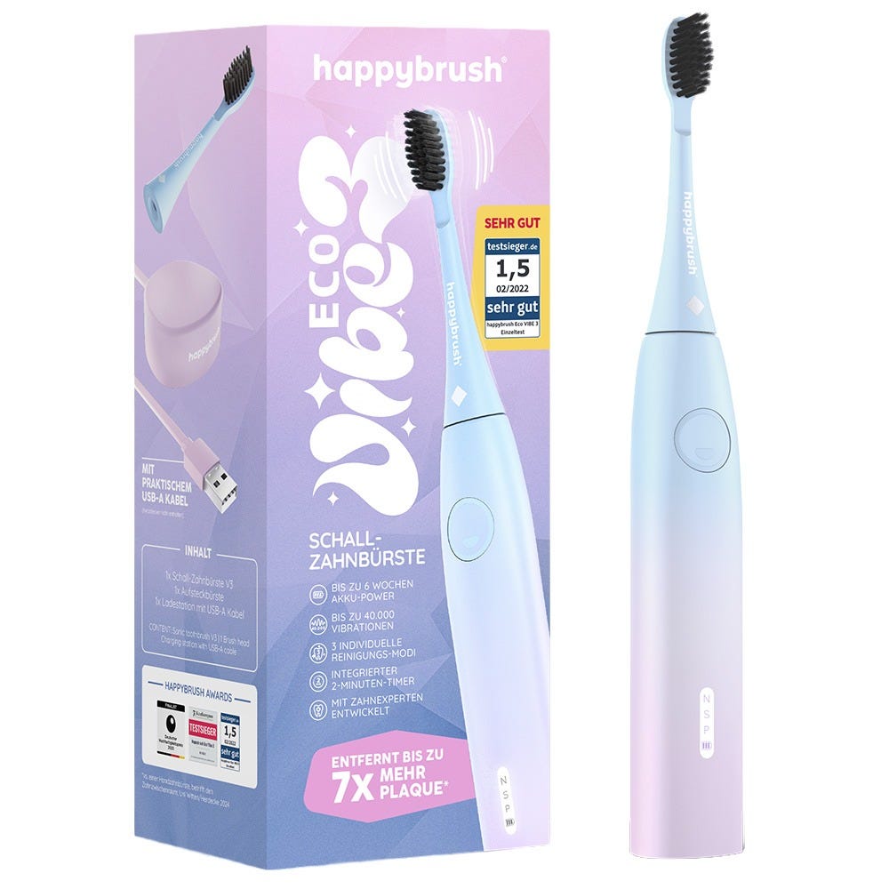 Happybrush StarterKit Schall VIBE 3 Sunrise