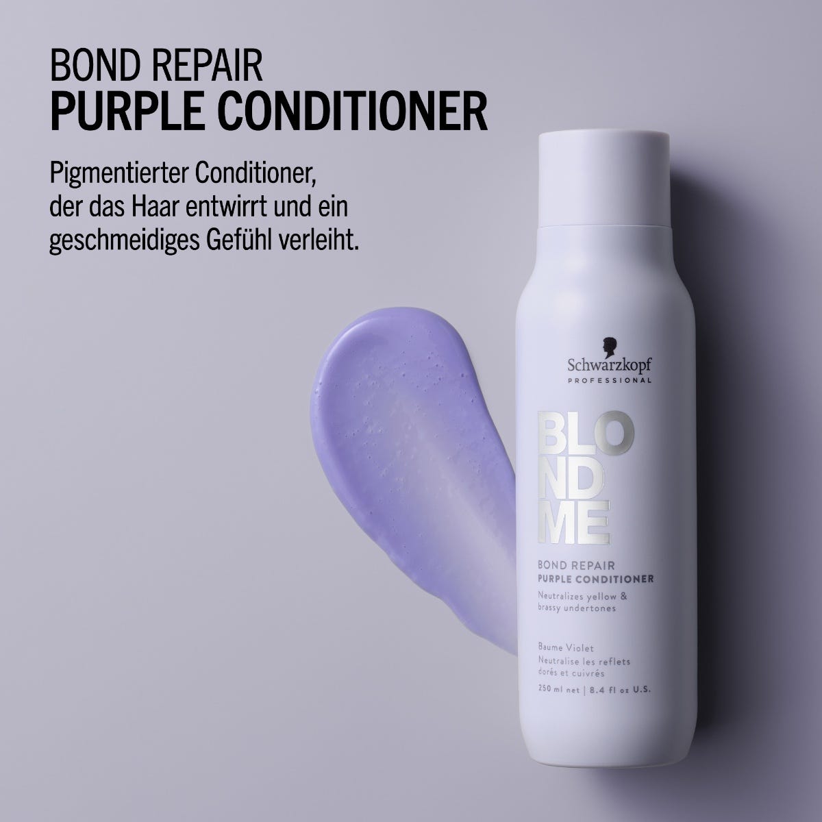 Schwarzkopf Blondme Purple Toning Conditioner 250 ml