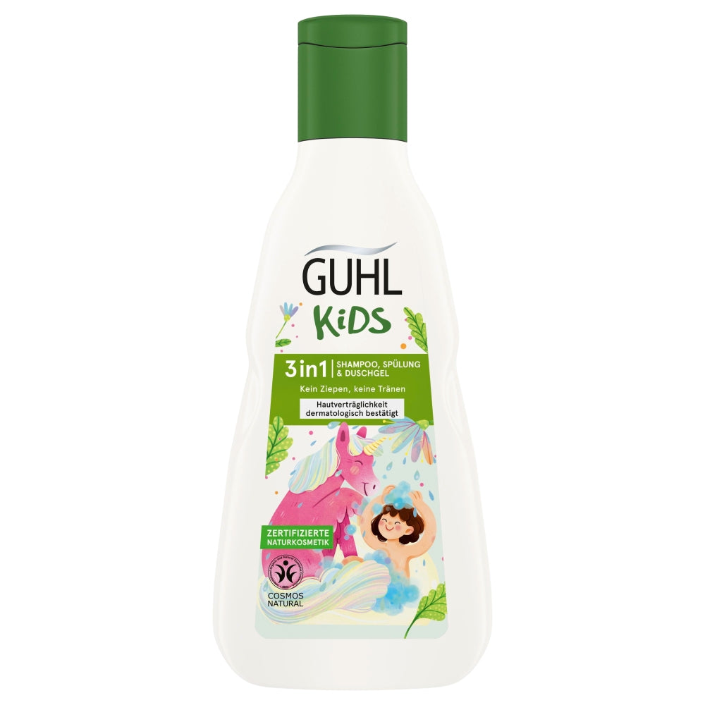 Guhl Kids 3in1 Shampoo Spülung Duschgel Mandelmilch 250 ml