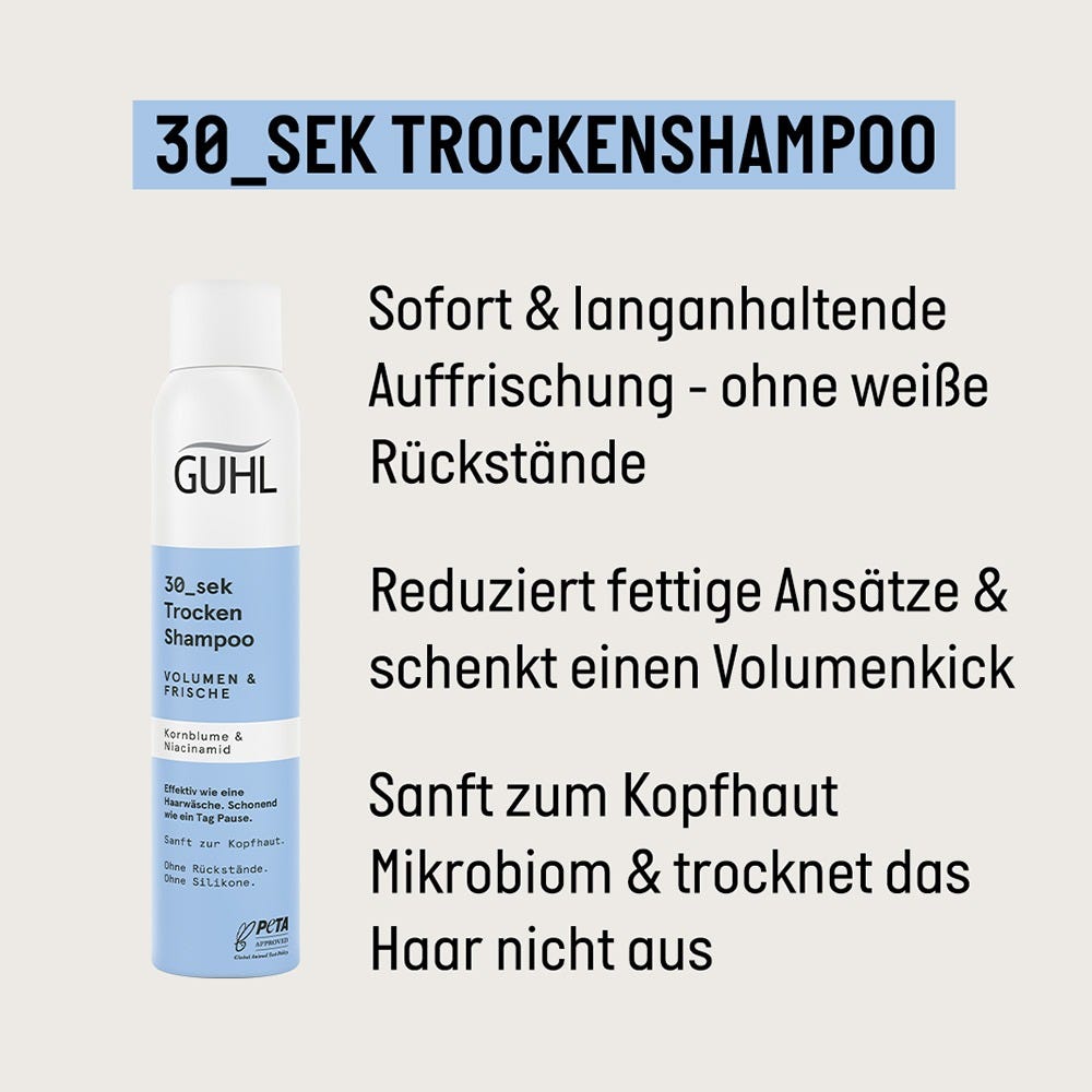 Guhl 30_Sekunden Trockenshampoo Volumen & Frische 200 ml