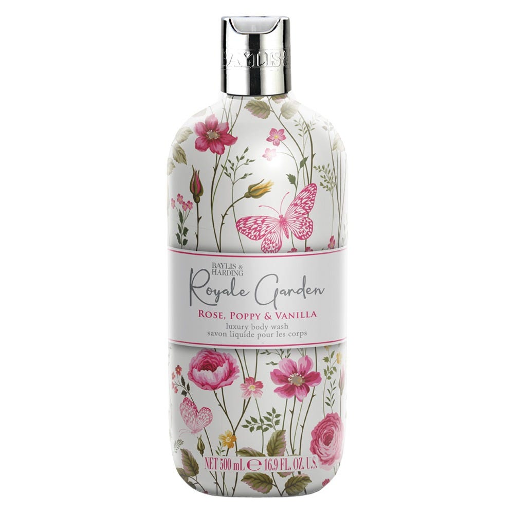 Baylis & Harding Royale Garden Body Wash Rose, Poppy & Vanilla 500 ml