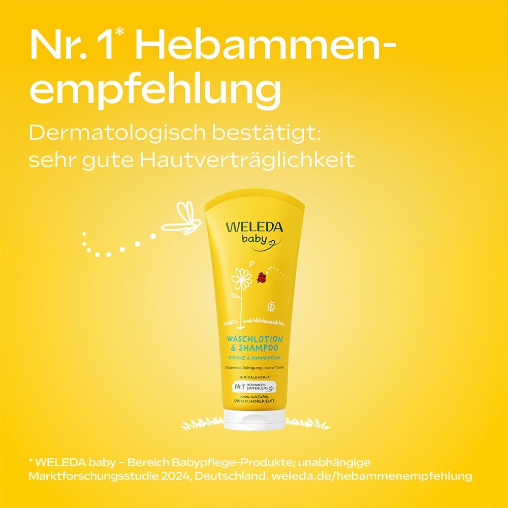 Weleda Calendula Waschlotion & Shampoo 200 ml
