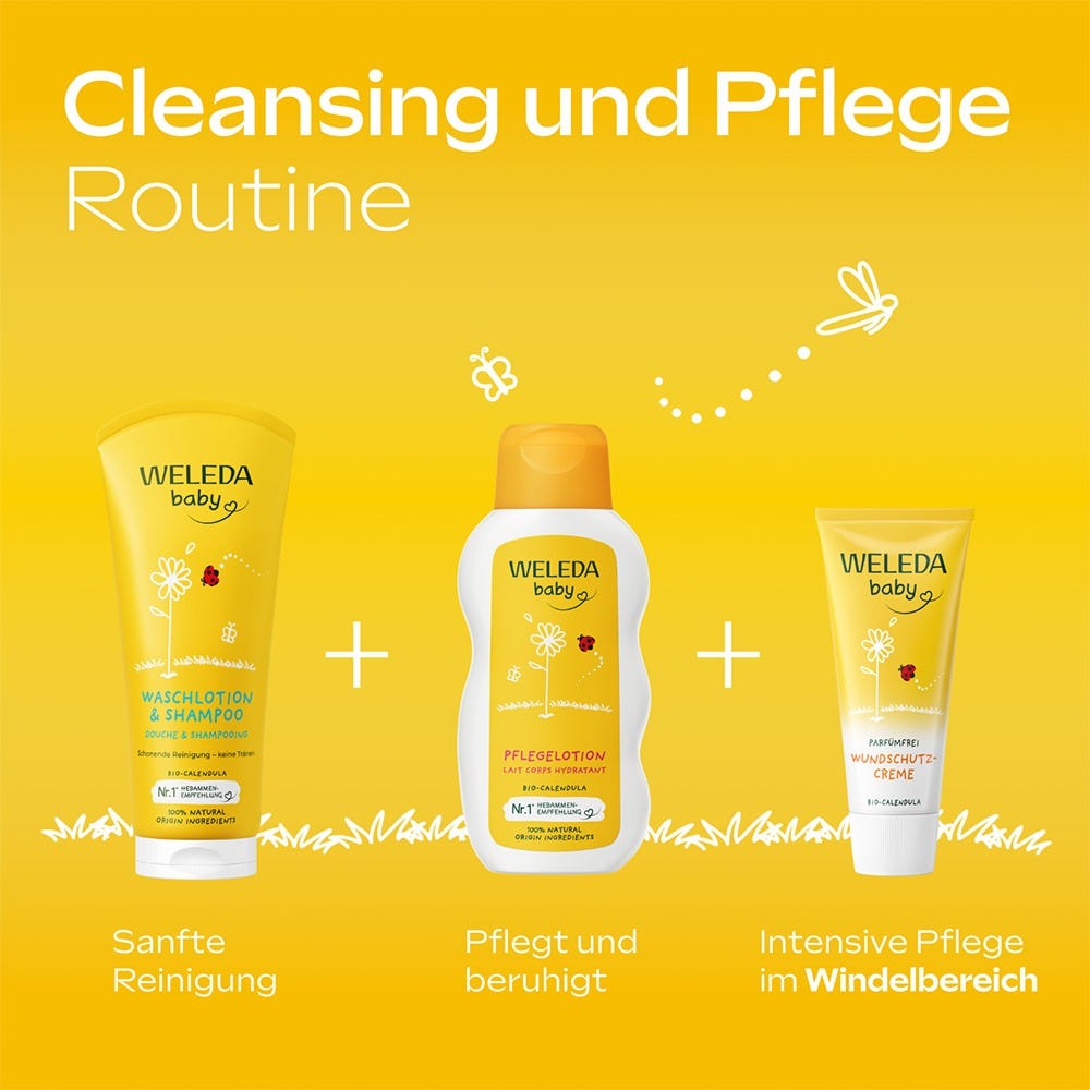 Weleda Calendula Waschlotion & Shampoo 200 ml