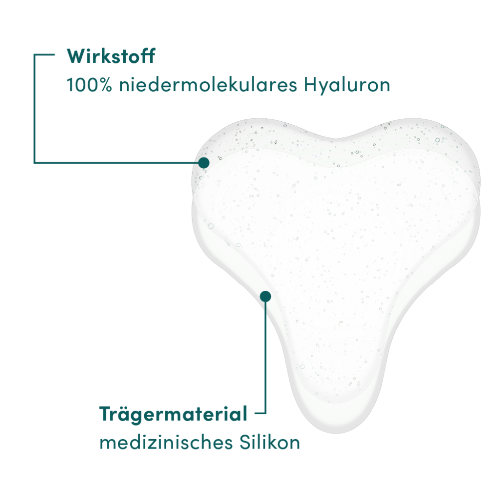 APRICOT Wiederverwendbares Dekolleté Pad mit Hyaluron