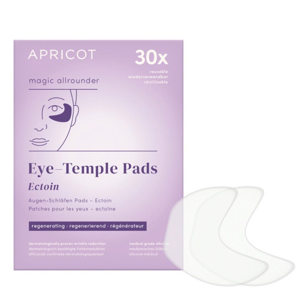 APRICOT Wiederverwendbare Augen-Schläfen Pads mit Ectoin