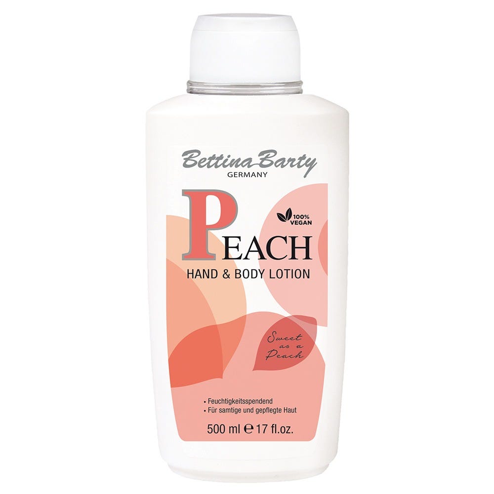 Bettina Barty Peach Hand & Body Lotion 500 ml