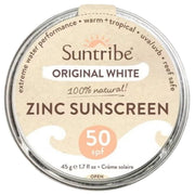 Suntribe Zink Sunscreen Sonnencreme LSF 50 Sport weiß 45 g