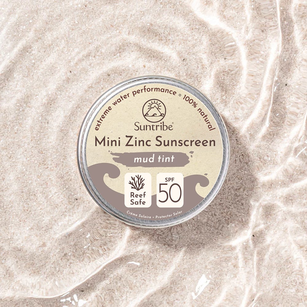 Suntribe Zink Sucscreen Sonnencreme LSF 50 Sport beige 15 g