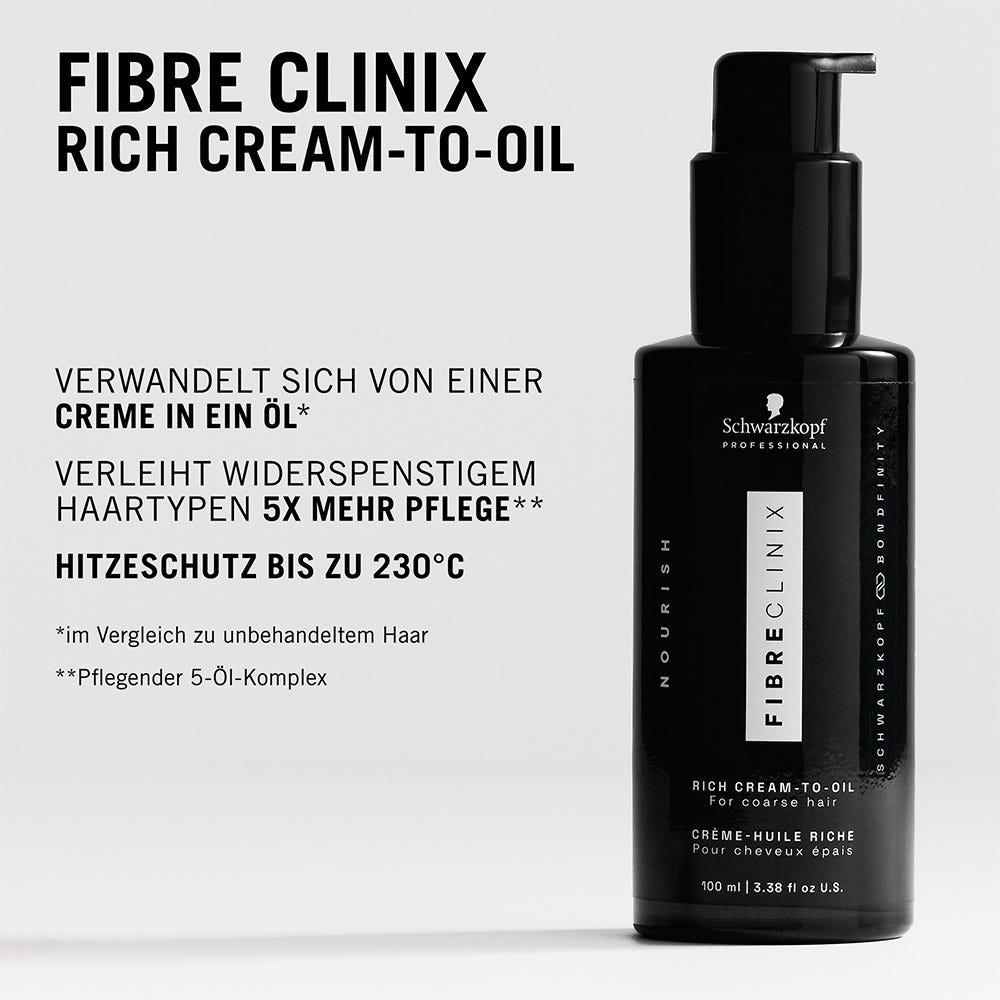 Schwarzkopf Fibre Clinix Bondfinity Rich Cream-to-Oil 100 ml