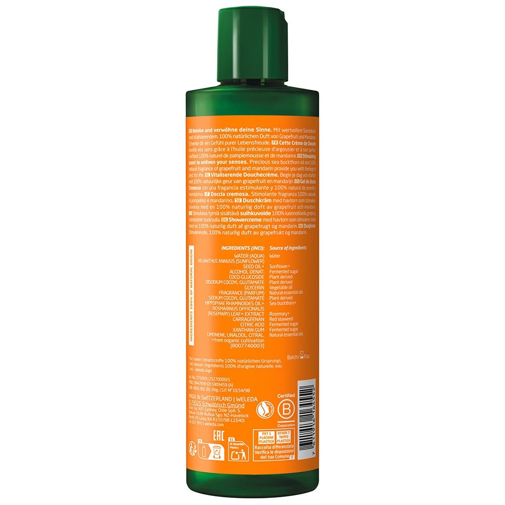 Weleda Vitality Shower Cream Sanddorn 400 ml