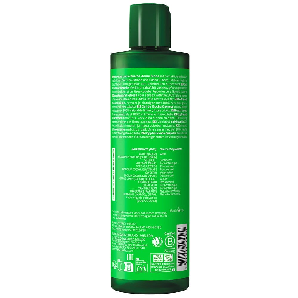 Weleda Refresh Shower Cream Citrus 400 ml
