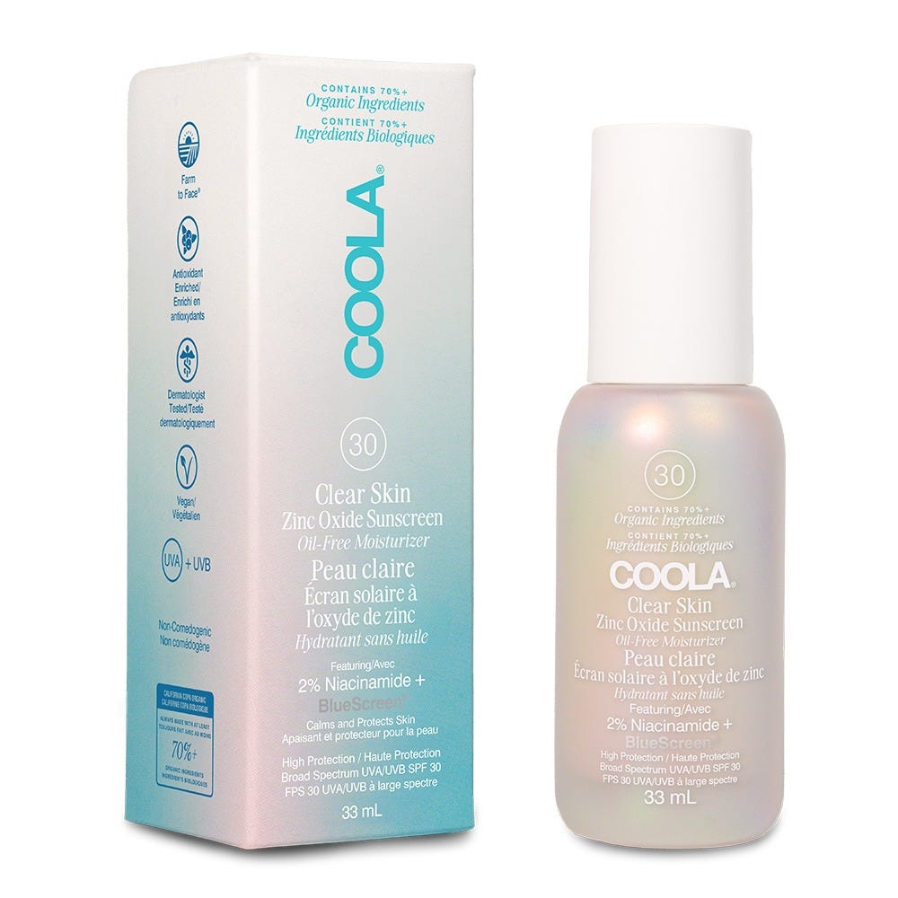 COOLA Clear Skin Mineral Sunscreen SPF30 33 ml