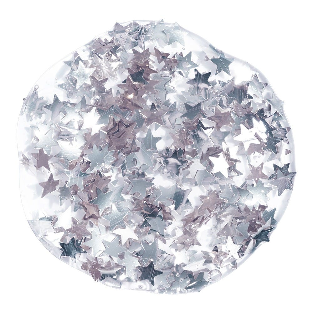 12128673-Farbe-Silber Stern