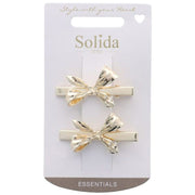 Solida Haarclips Metall Gold