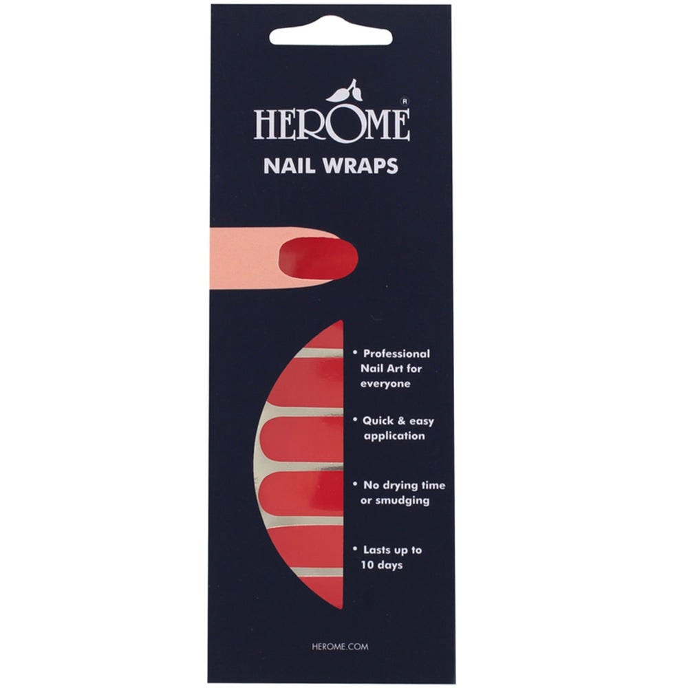 Herome Nail Wraps red