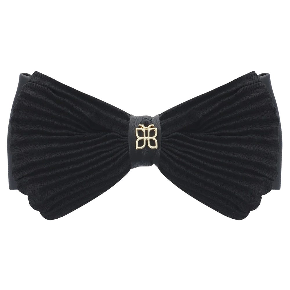 PARSA Beauty Patentspange Schleife schwarz