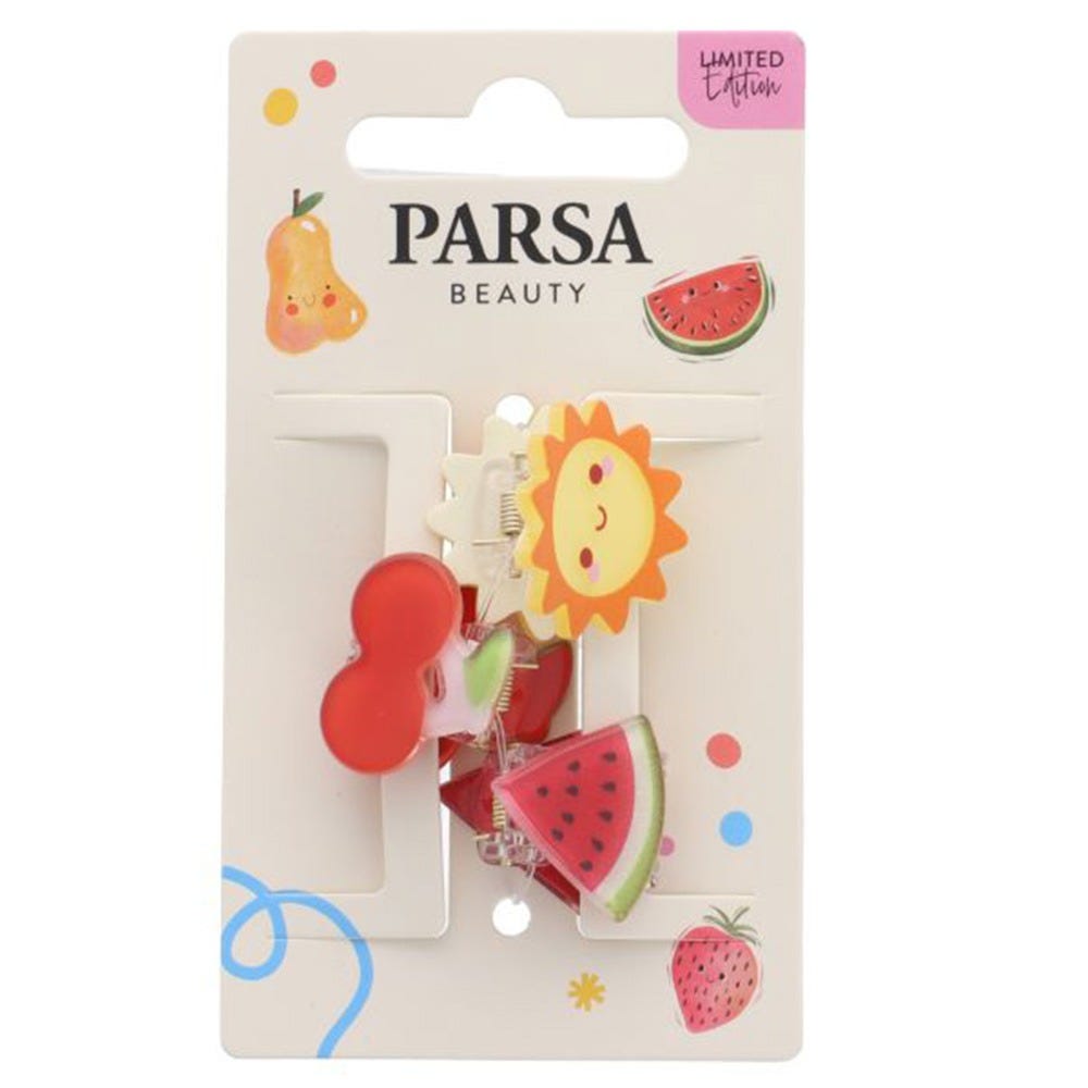 PARSA Beauty Haarklammer Früchte 3 Stück