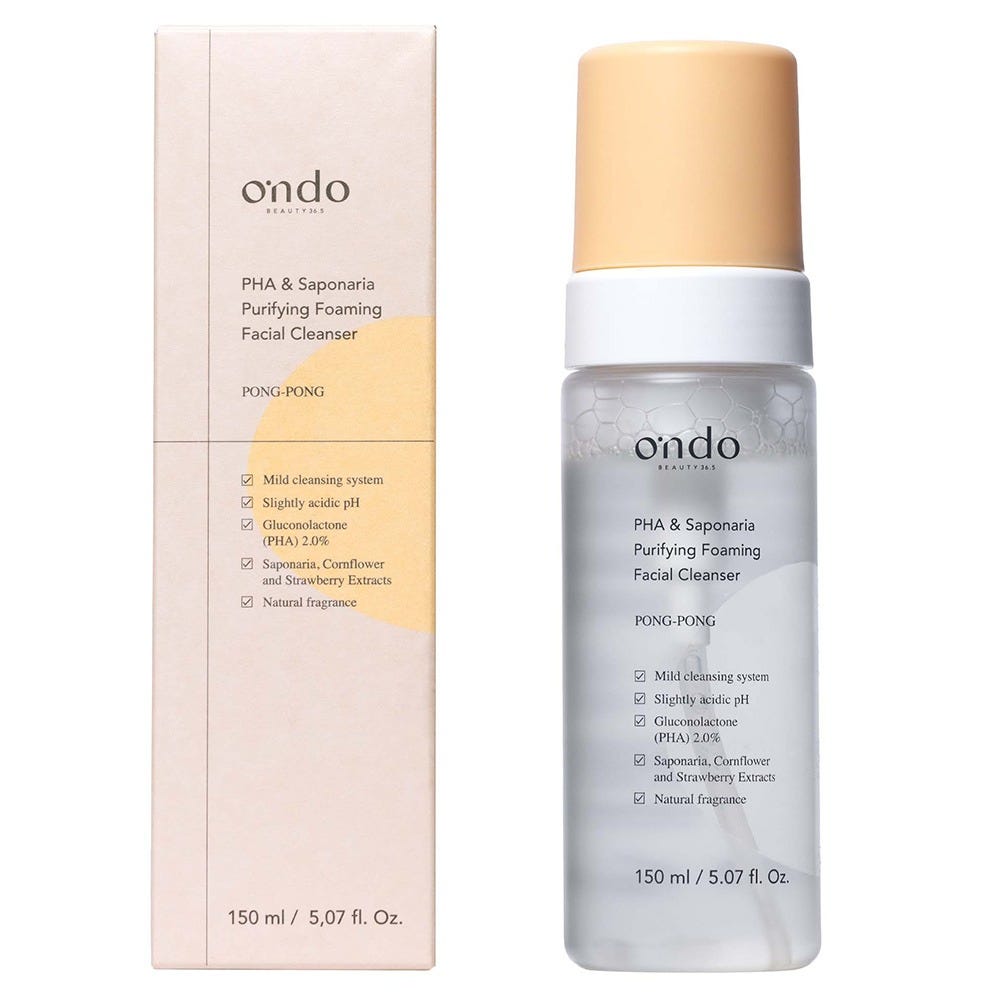 Ondo Beauty PHA & Saponaria Purifying Foaming Cleanser 150 ml