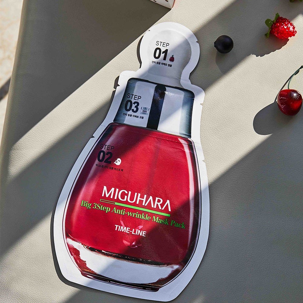Miguhara Big 3 Step Anti-Wrinkle Mask Pack Origin 