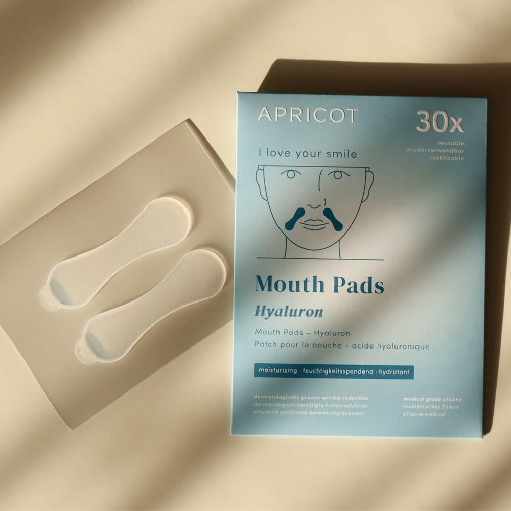 APRICOT Wiederverwendbare Mund Pads mit Hyaluron