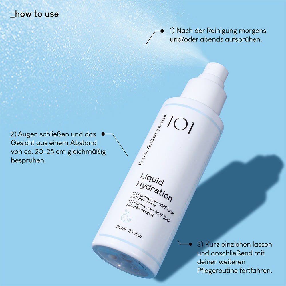 Geek & Gorgeous Liquid Hydration 110 ml