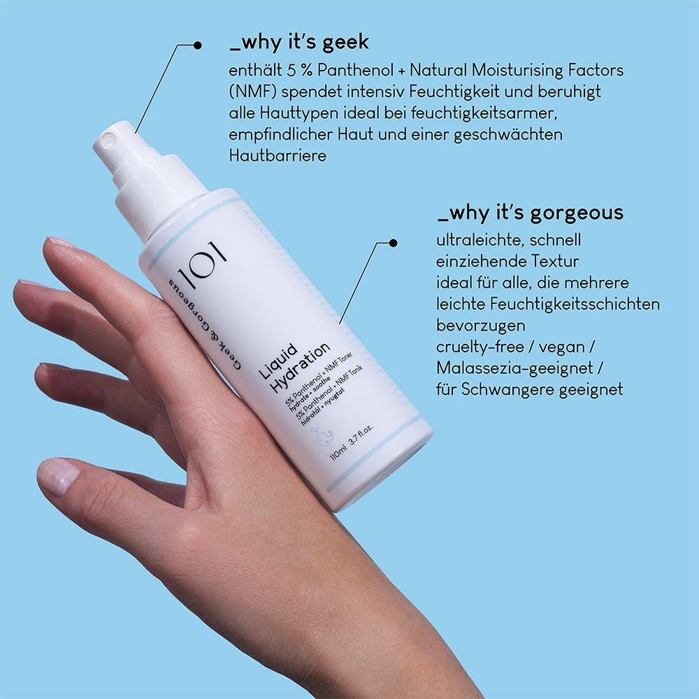 Geek & Gorgeous Liquid Hydration 110 ml