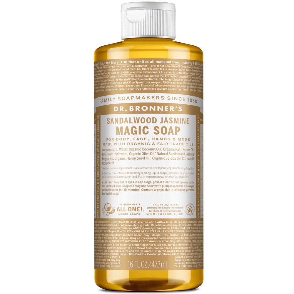 Dr. Bronner's 18-in-1 Naturseife Sandelholz Jasmin 473 ml