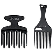 Level3 Hair Pick Comb Set 2-teiliges Kammset