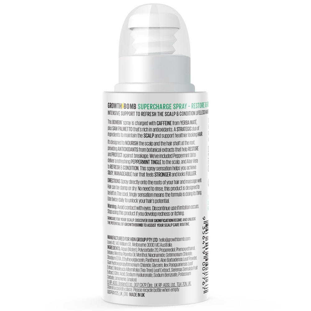 Growth Bomb Hair Growth Spray 125 ml
