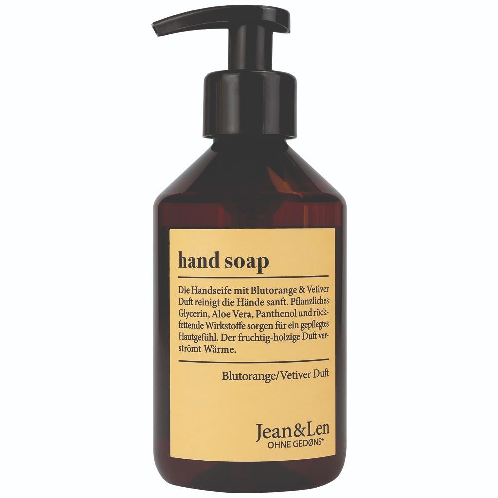 Jean & Len Handseife Blutorange & Vetiver 250 ml
