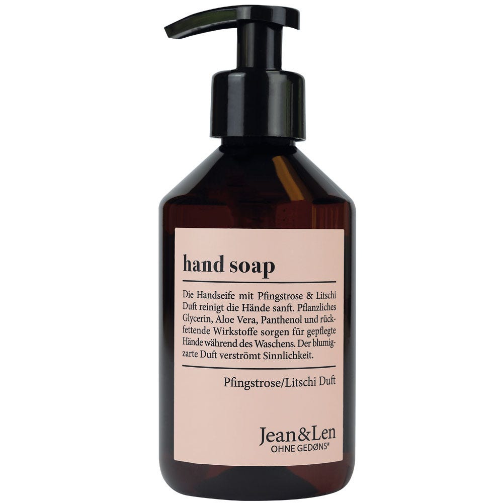 Jean & Len Handseife Pfingstrose & Litschi 250 ml