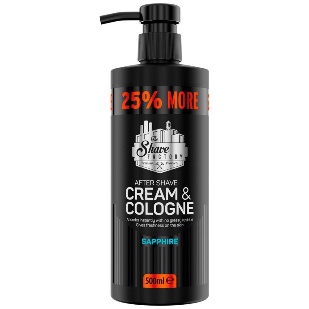 The Shave Factory Cream & Cologne 2in1 Golden 500 ml