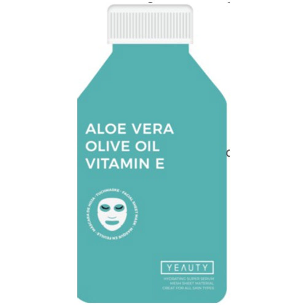 Yeauty Tuchmaske Aloe Vera-Olive Oil-Vitamin E
