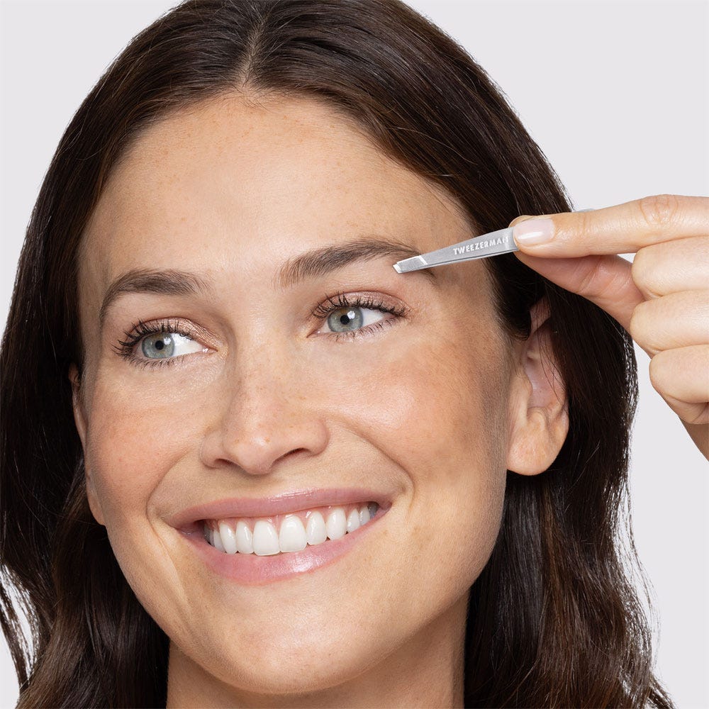 Tweezerman Brow Razor & Mini Slant Tweezer Set