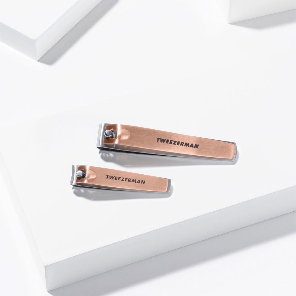 Tweezerman Combo Clipper Set Nagelknipser Rose Gold