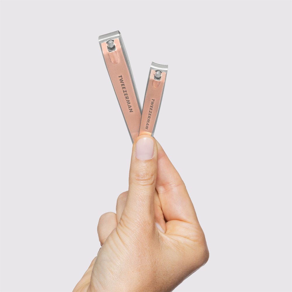 Tweezerman Combo Clipper Set Nagelknipser Rose Gold
