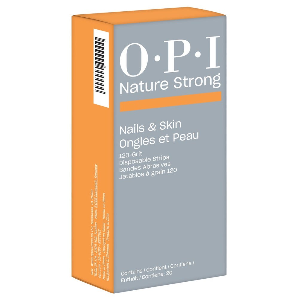 OPI Nature Strong Nails & Skin Disposable Strips 120 Grit 20 Stück
