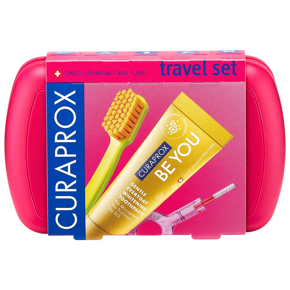 CURAPROX Travel-Set Rot