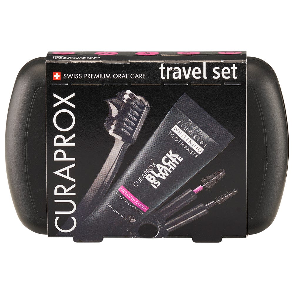 CURAPROX Black is white Travel-Set