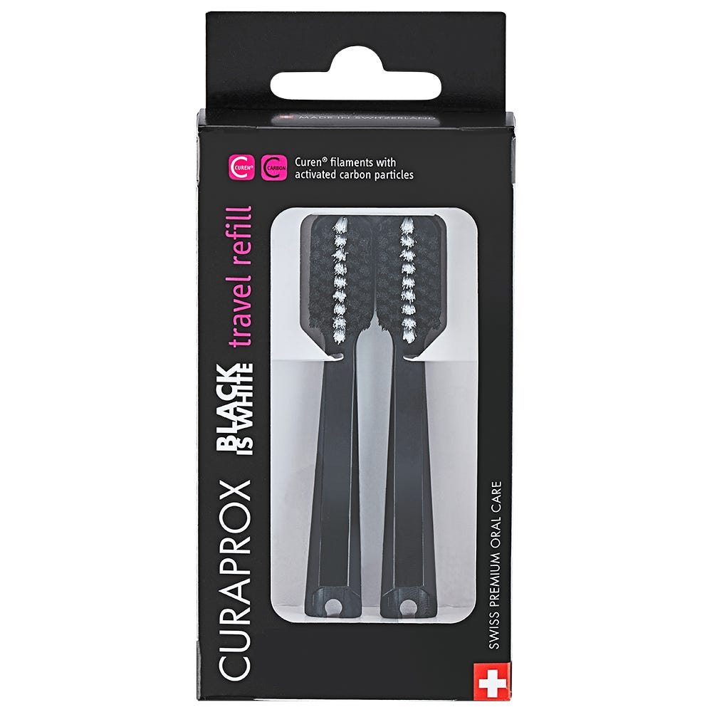 CURAPROX Black is white Duo-Pack Ersatzbürsten