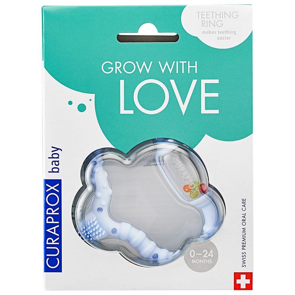 CURAPROX Baby-Beißring Blau