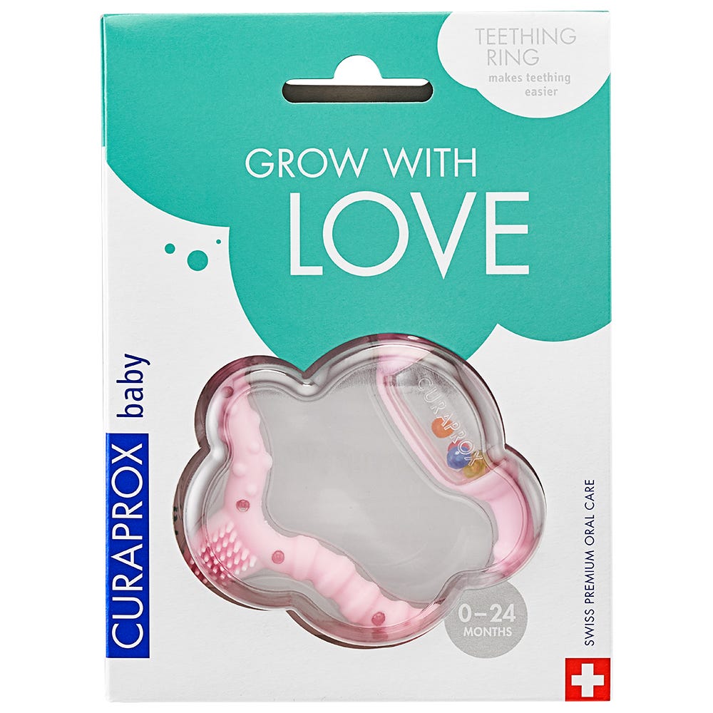 CURAPROX Baby-Beißring Rosa