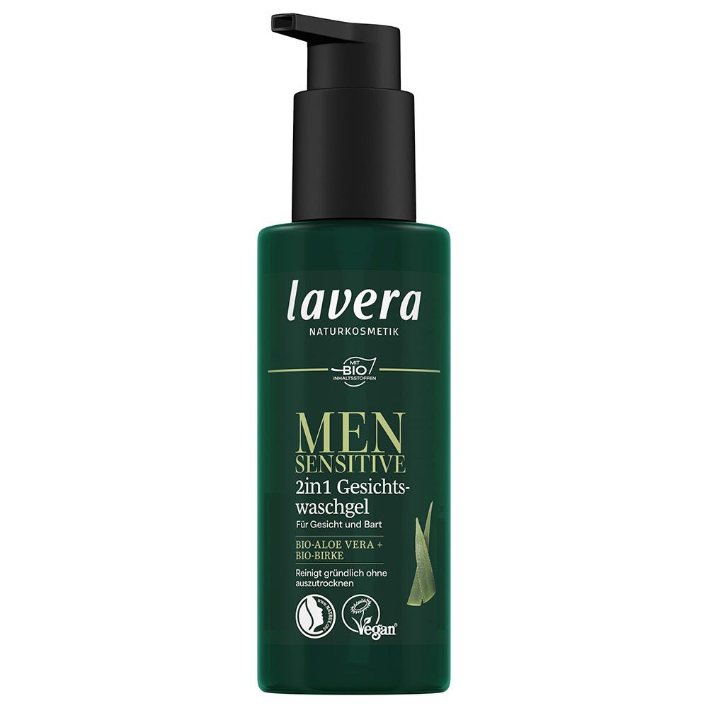 Lavera MEN 2IN1 GESICHTSWASCHGEL 150 ml
