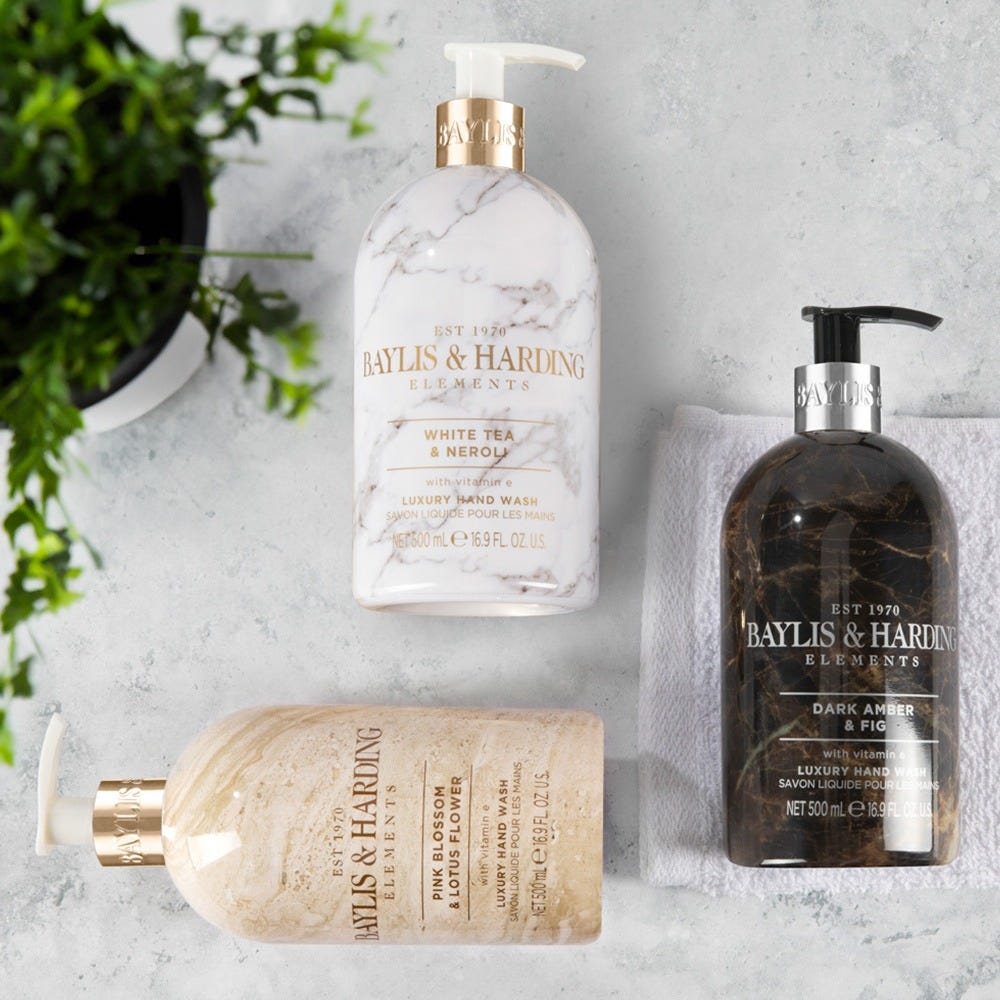 Baylis & Harding Element Flüssigseife White Tea & Neroli 500 ml