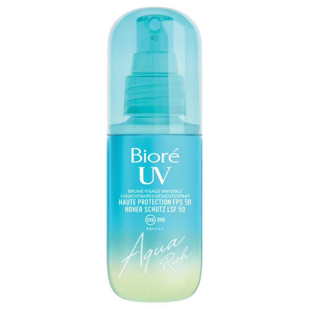 Bioré Aqua Rich UV LSF 50 Unsichtbares Gesichtsspray 60 ml