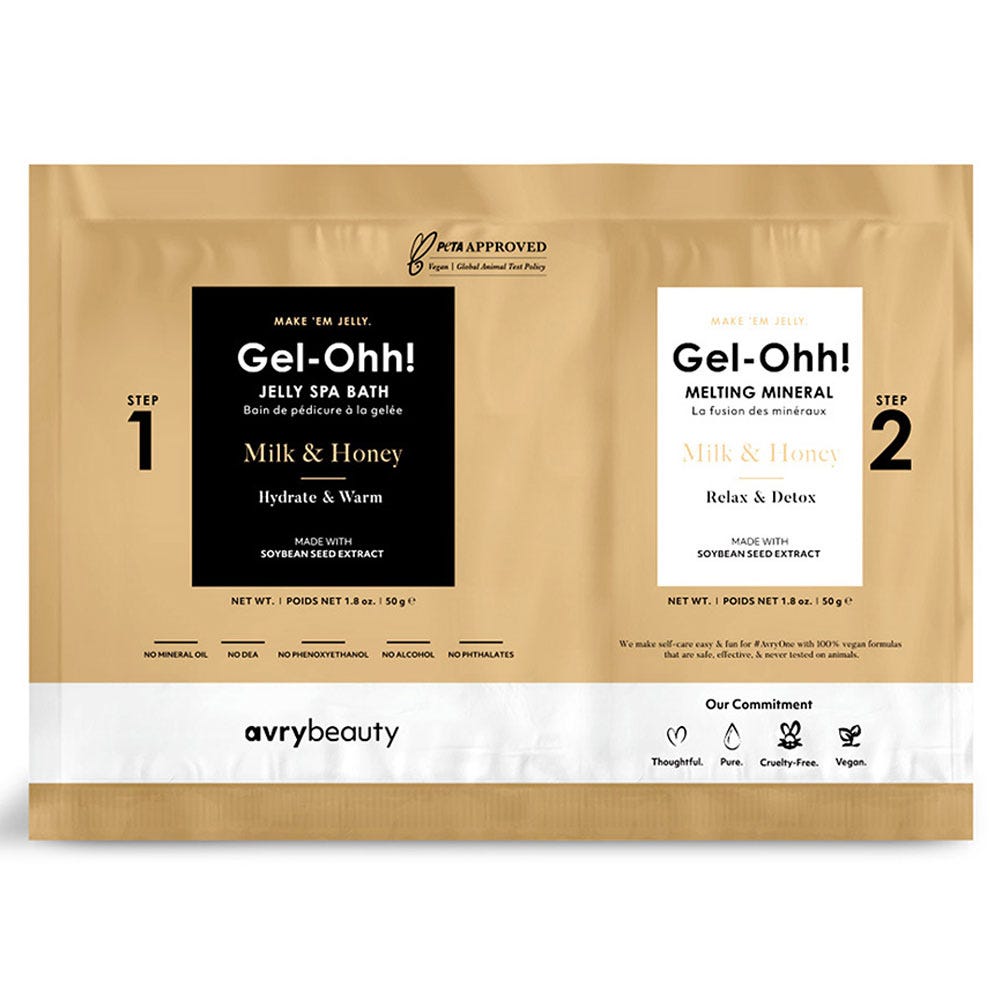 AvryBeauty Gel-Ohh! Jelly Spa Bath Milk & Honey